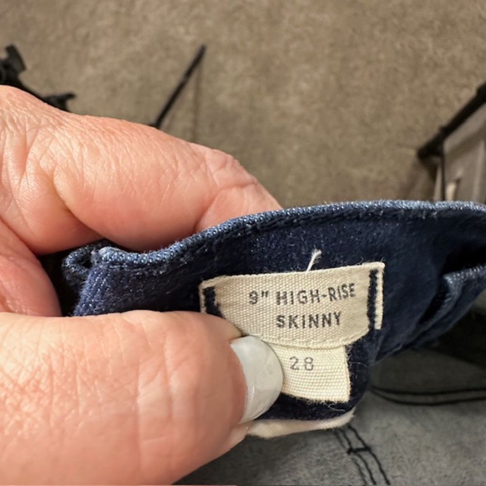 Madewell 9 Inch High Rise Skinny‎ Jeans - Picture 3 of 4